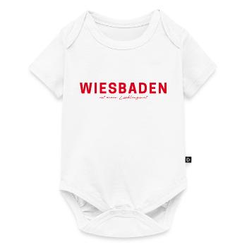 T-shirt Wiesbaden – parfait pour les fans - Body à manches courtes Premium Bébé - blanc - Devant