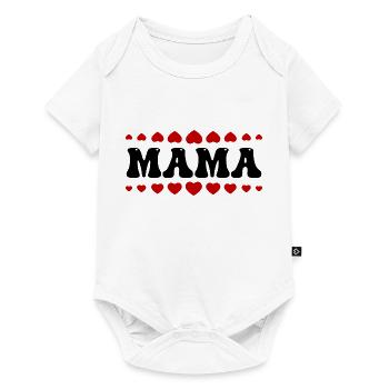 Mom - Baby Premium short-sleeve bodysuit - white - Front