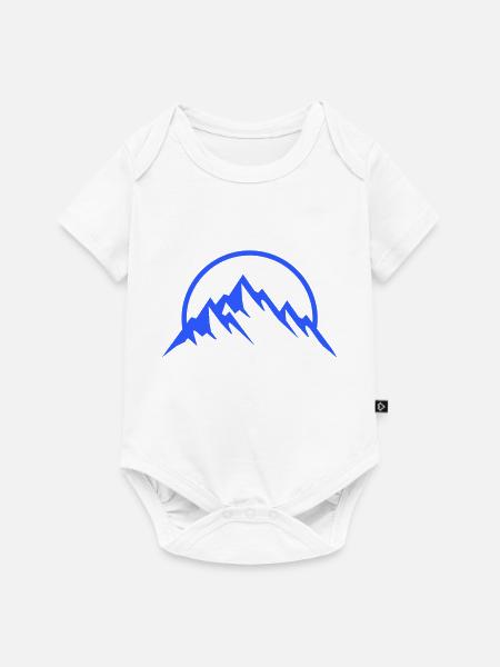 berge - Baby Premium Kurzarmbody - Weiß