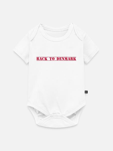 Denmark Dänemark - Baby Premium Kurzarmbody - Weiß