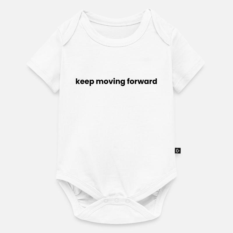 Continue d’avancer - Body à manches courtes Premium Bébé - blanc