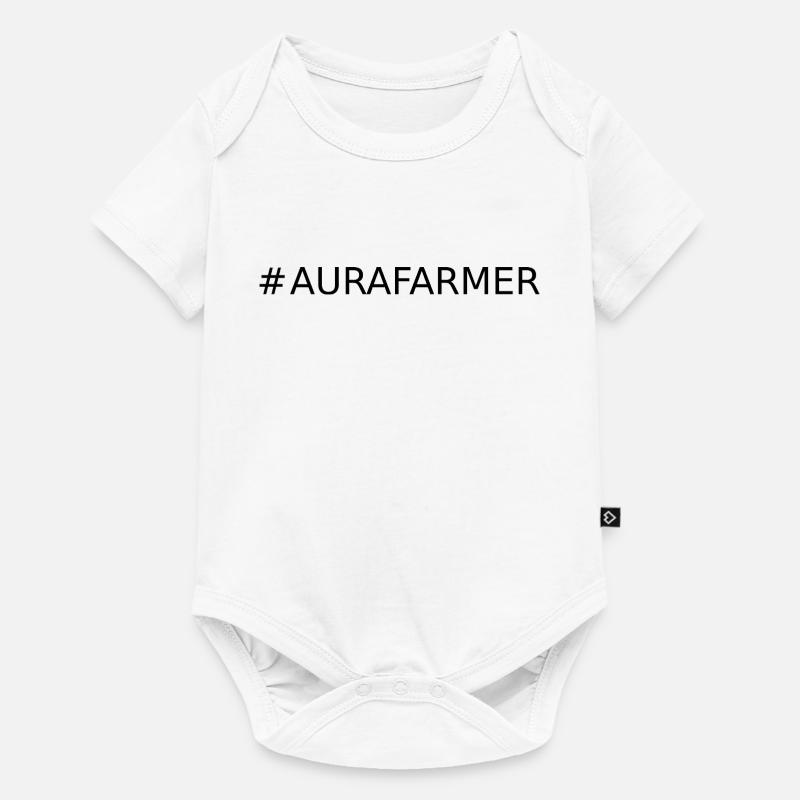 #AURAFARMER - Body à manches courtes Premium Bébé - blanc