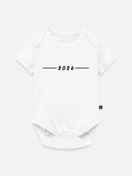 2026 Jahr Element - Baby Premium Kurzarmbody - Weiß