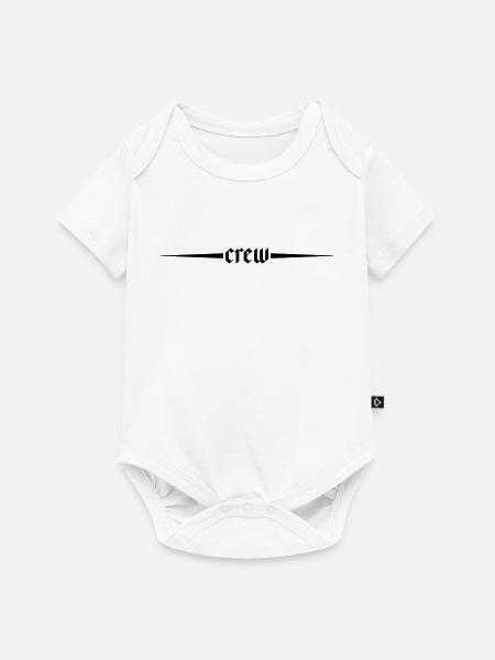 Crew Linie - Baby Premium Kurzarmbody - Weiß