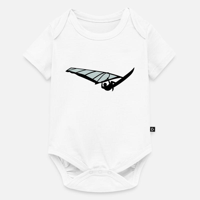 Windsurfer - Baby Premium Kurzarmbody - Weiß