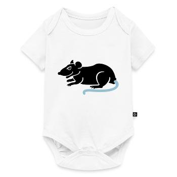 Ratte / rat (2c) - Baby Premium short-sleeve bodysuit - white - Front