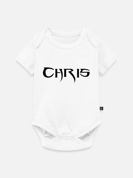 Chris - Baby Premium Kurzarmbody - Weiß