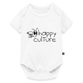 happy culture - Body à manches courtes Premium Bébé - blanc - Devant