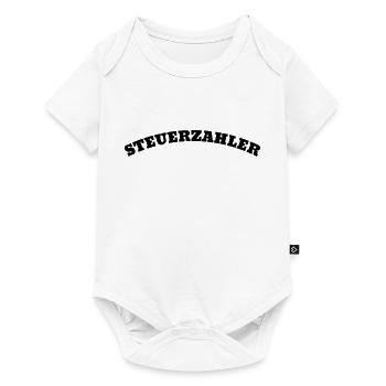 Steuerzahler - Baby Premium Kurzarmbody - Weiß - Vorne