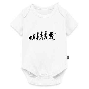 surfen surfboard windsurfen surfer wellenreiten13 - Baby Premium Kurzarmbody - Weiß - Vorne