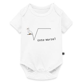 Duck root mathematics mathematic algebra geometri - Baby Premium short-sleeve bodysuit - white - Front