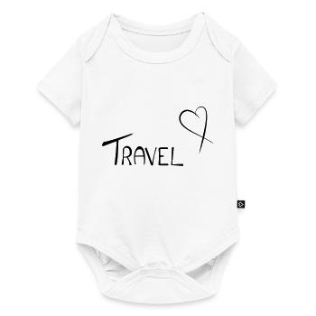 Travelheart - travel - love - Baby Premium short-sleeve bodysuit - white - Front