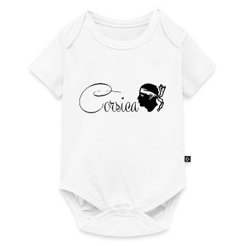 Korsyka - Baby Premium short-sleeve bodysuit - white - Front