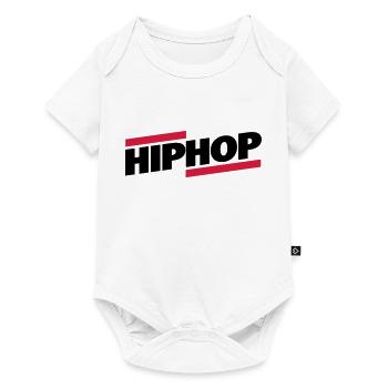 Cadeau Rap Old School Hip Hop - Body à manches courtes Premium Bébé - blanc - Devant