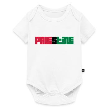 Palestine - Baby Premium Kurzarmbody - Weiß - Vorne