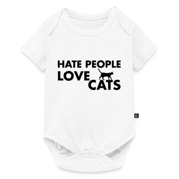 Cat Lover - Baby Premium short-sleeve bodysuit - white - Front