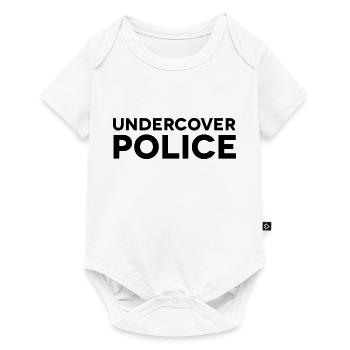 Police - Body à manches courtes Premium Bébé - blanc - Devant