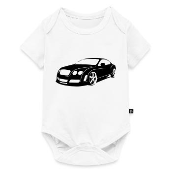 Bentley Continental GT - Baby Premium Kurzarmbody - Weiß - Vorne