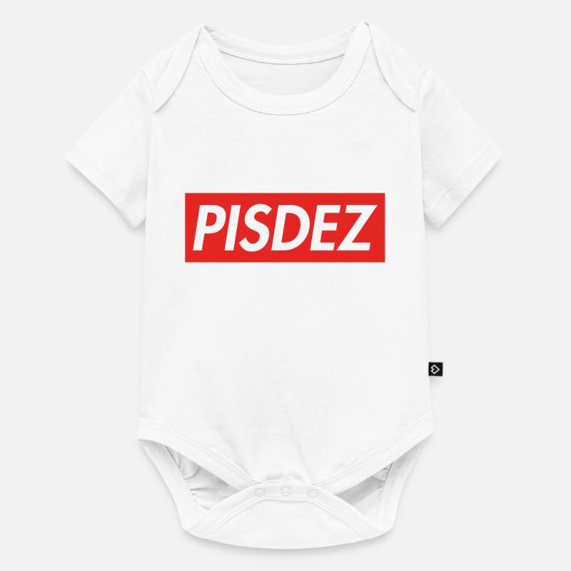 PISDEZ - Baby Premium short-sleeve bodysuit - white