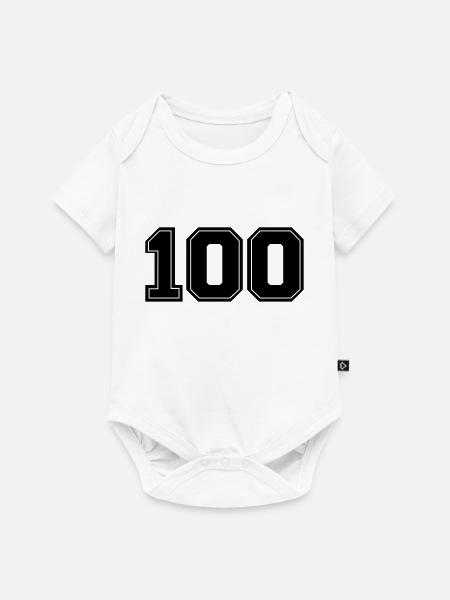 100 - Baby Premium Kurzarmbody - Weiß