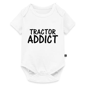 tractor addict - Baby Premium short-sleeve bodysuit - white - Front