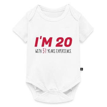 77 - Birthday - Anniversaire - Geburtstag - Humor - Baby Premium short-sleeve bodysuit - white - Front