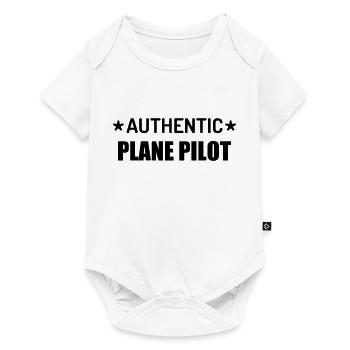 Aircraft Pilot Fly Flugzeug Avion Plane Airplane - Baby Premium short-sleeve bodysuit - white - Front