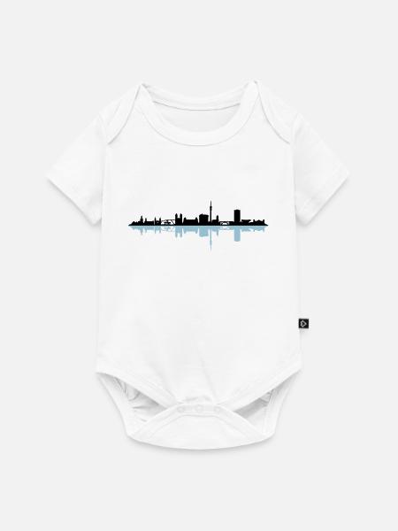 Skyline - Wuppertal - Baby Premium Kurzarmbody - Weiß