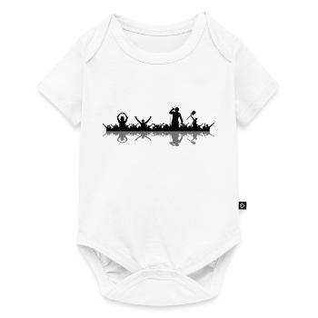 Musik - Menschen Band - Baby Premium Kurzarmbody - Weiß - Vorne