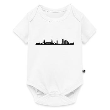 Skyline - Mülheim Ruhr - Baby Premium Kurzarmbody - Weiß - Vorne