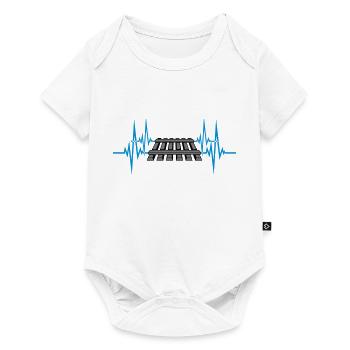 Pulse heartbeat track - Baby Premium short-sleeve bodysuit - white - Front
