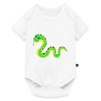 Snake - Baby Premium short-sleeve bodysuit - white - Front