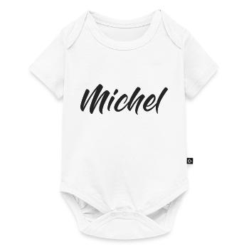 Michel - Body à manches courtes Premium Bébé - blanc - Devant