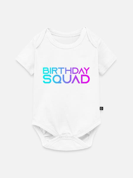 Birthday Squad - Baby Premium Kurzarmbody - Weiß