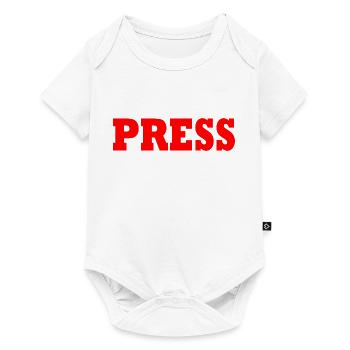 Press - Body à manches courtes Premium Bébé - blanc - Devant