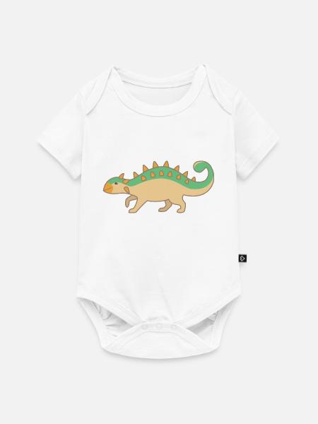 Ankylosaurus - Baby Premium Kurzarmbody - Weiß