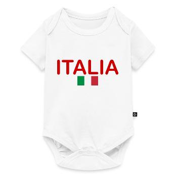Italia - Baby Premium short-sleeve bodysuit - white - Front