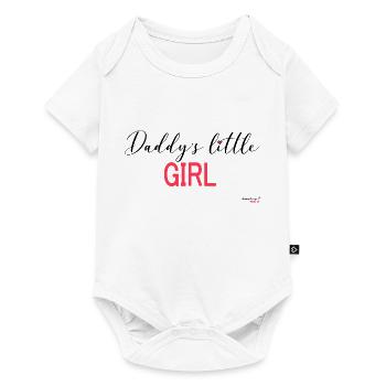 Daddy s little GIRL - Baby Premium short-sleeve bodysuit - white - Front