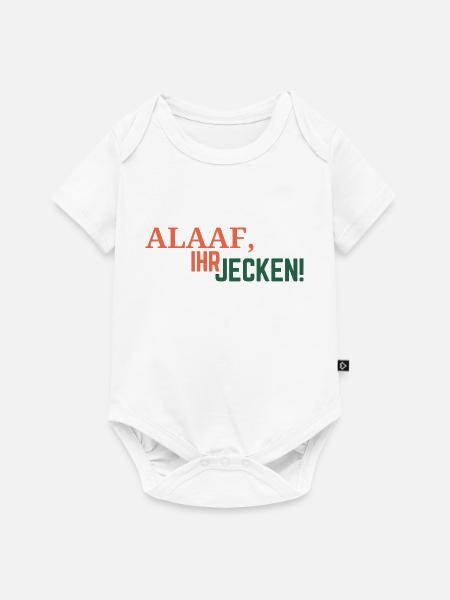 Alaaf - Baby Premium Kurzarmbody - Weiß