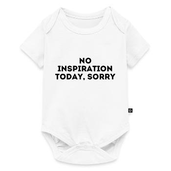 No inspiration today, sorry - Baby Premium short-sleeve bodysuit - white - Front