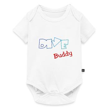 Diver Dive Buddy Scuba - Baby Premium Kurzarmbody - Weiß - Vorne