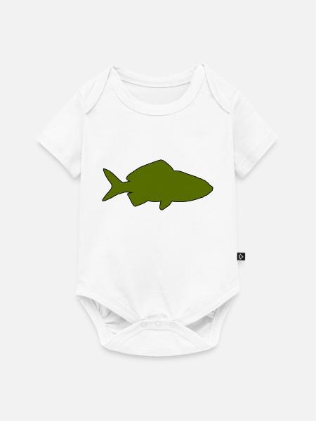 Goldfisch - Baby Premium Kurzarmbody - Weiß