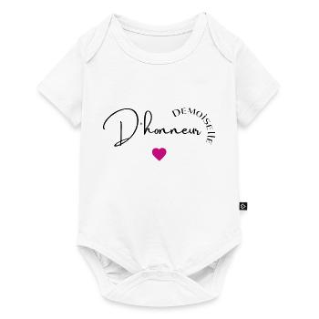 Demoiselle d'honneur - Body à manches courtes Premium Bébé - blanc - Devant