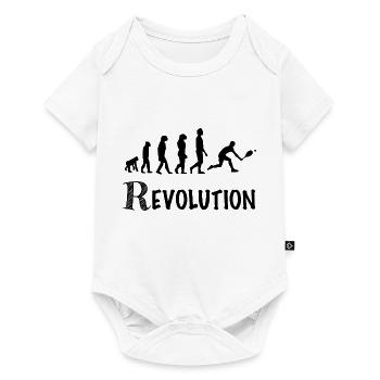 padel player revolution Padelist humor - Baby Premium short-sleeve bodysuit - white - Front