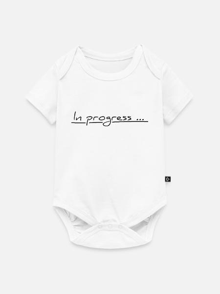 In progress ... - Baby Premium Kurzarmbody - Weiß