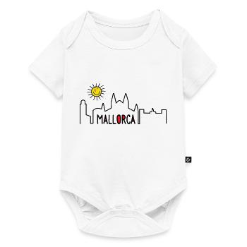 Mallorca in summer - Baby Premium short-sleeve bodysuit - white - Front