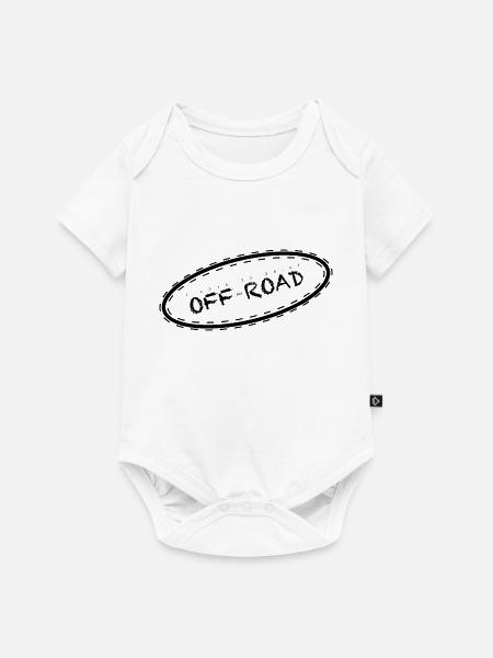 Love Offroad - Baby Premium Kurzarmbody - Weiß