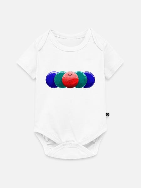 Ballspiel - Baby Premium Kurzarmbody - Weiß
