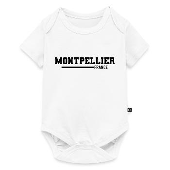 Montpellier | France - Body à manches courtes Premium Bébé - blanc - Devant