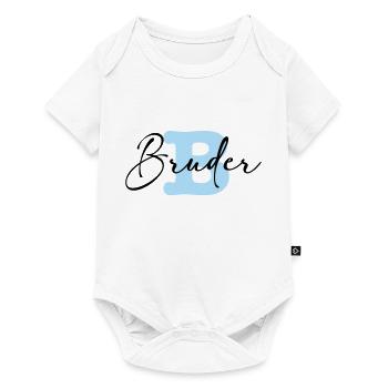 bruder - Baby Premium Kurzarmbody - Weiß - Vorne